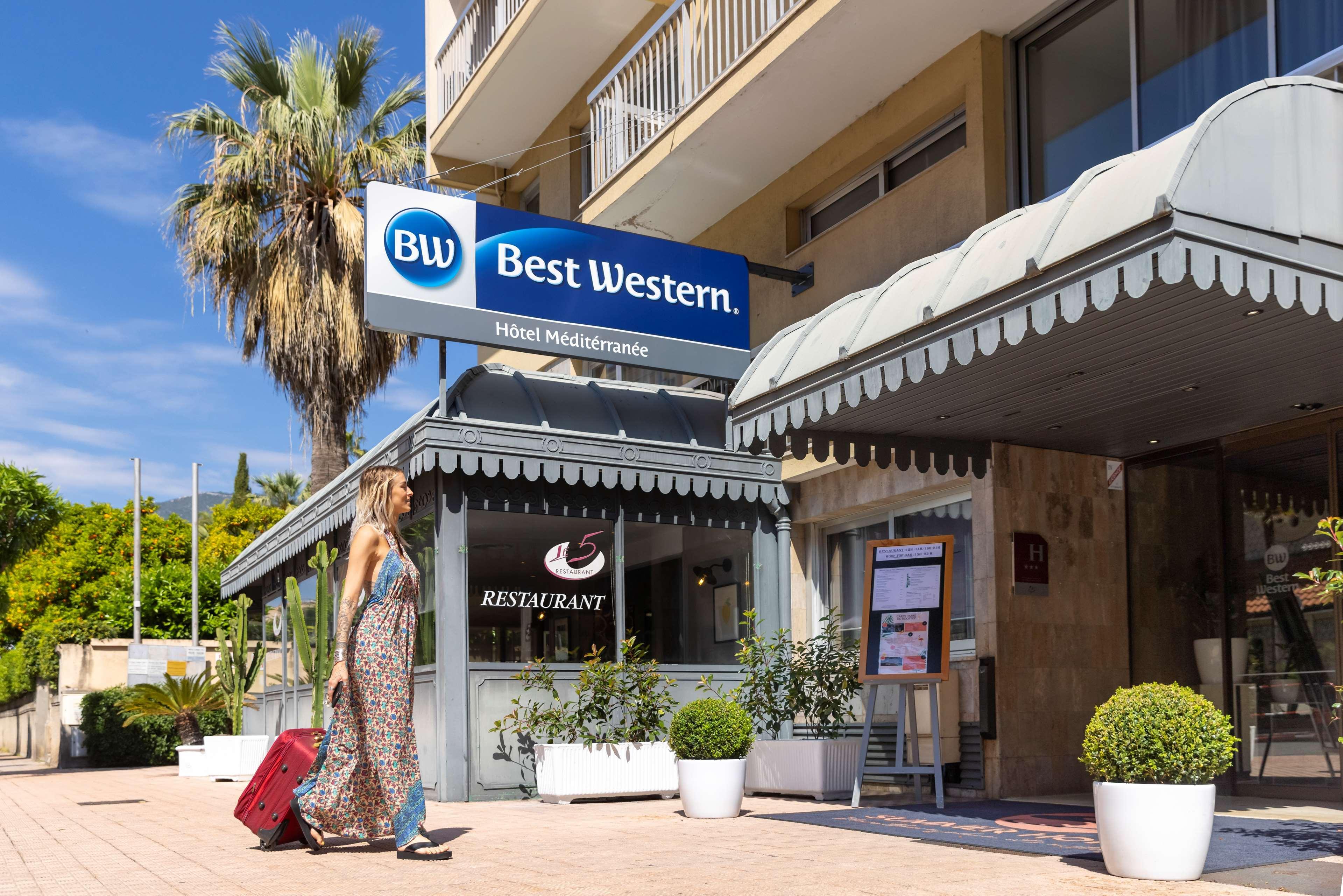 Best Western Hotel Mediterranee Menton Exterior foto
